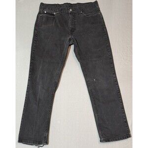 Levi’s 541 Jeans Men's 33x30 Black Athletic Taper Stretch Distressed